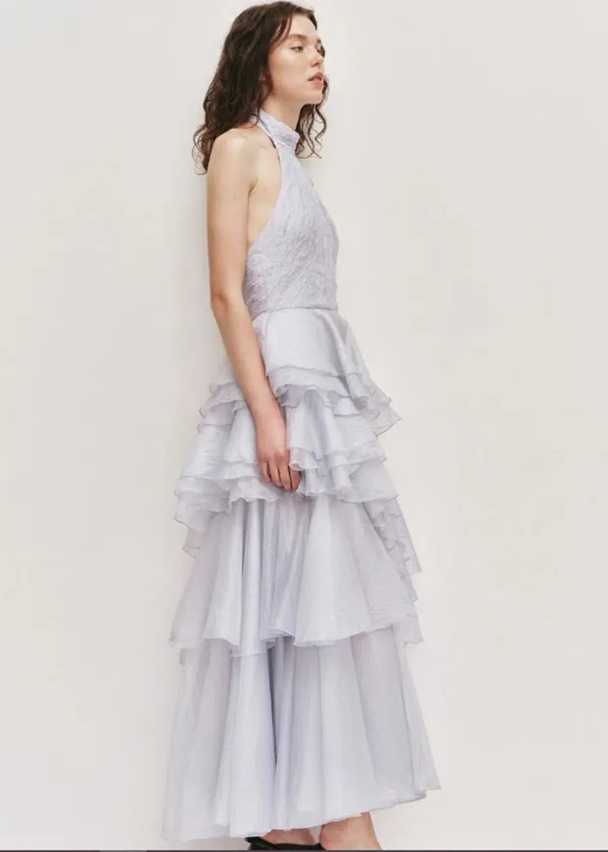Aje Fayette Gown in French Blue Size 6 - Image 3