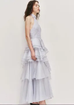 Aje Fayette Gown in French Blue Size 6 for rent on The Volte - image 3