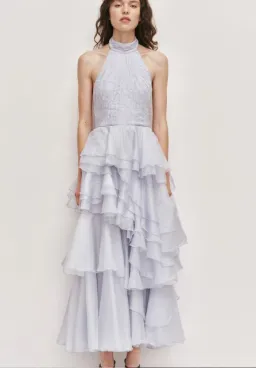 Aje Fayette Gown in French Blue Size 10 for rent on The Volte - image 1