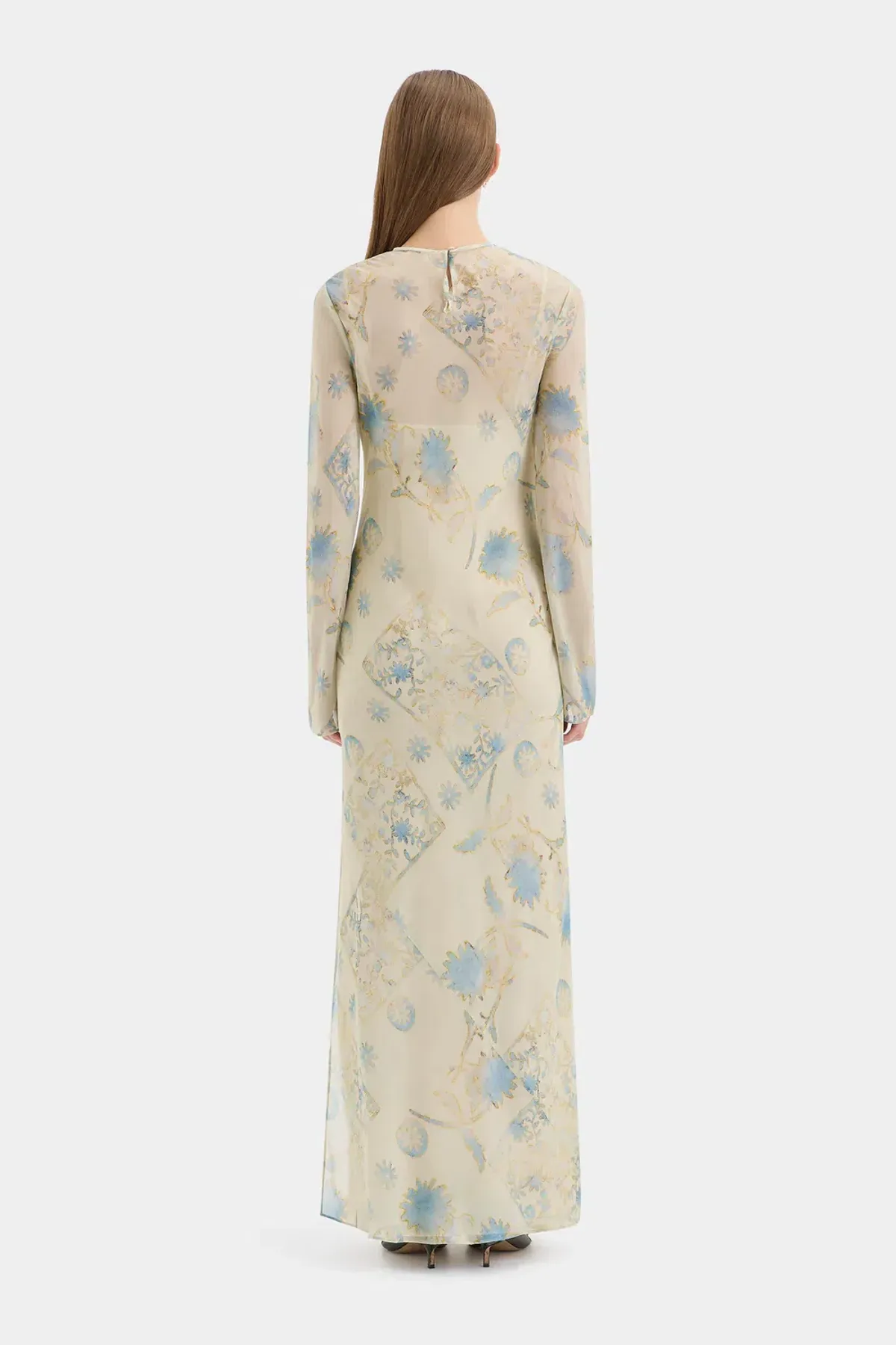 Sir the Label Cecile Long Sleeve Dress Eira Butter Size 1 - Image 2