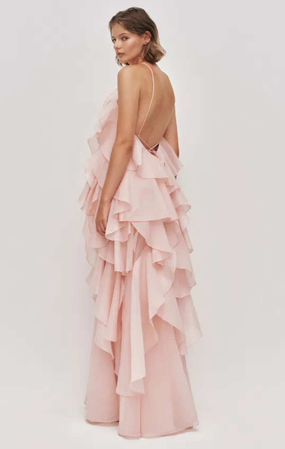 AJE Pandorea Layered Maxi Dress Pastel pink Size 6 - Image 2