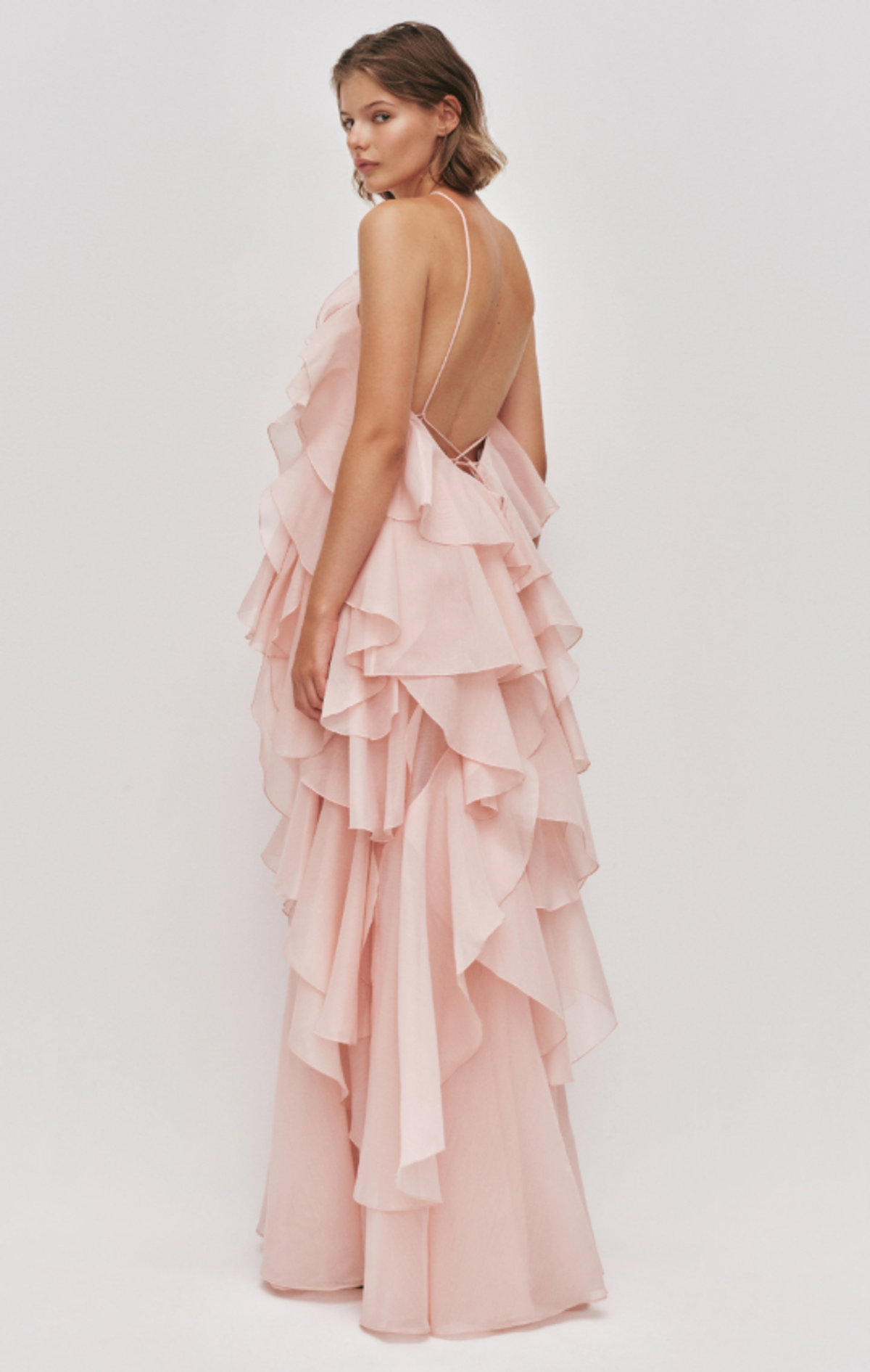AJE Pandorea Layered Maxi Dress Pastel pink Size 14 - Image 2