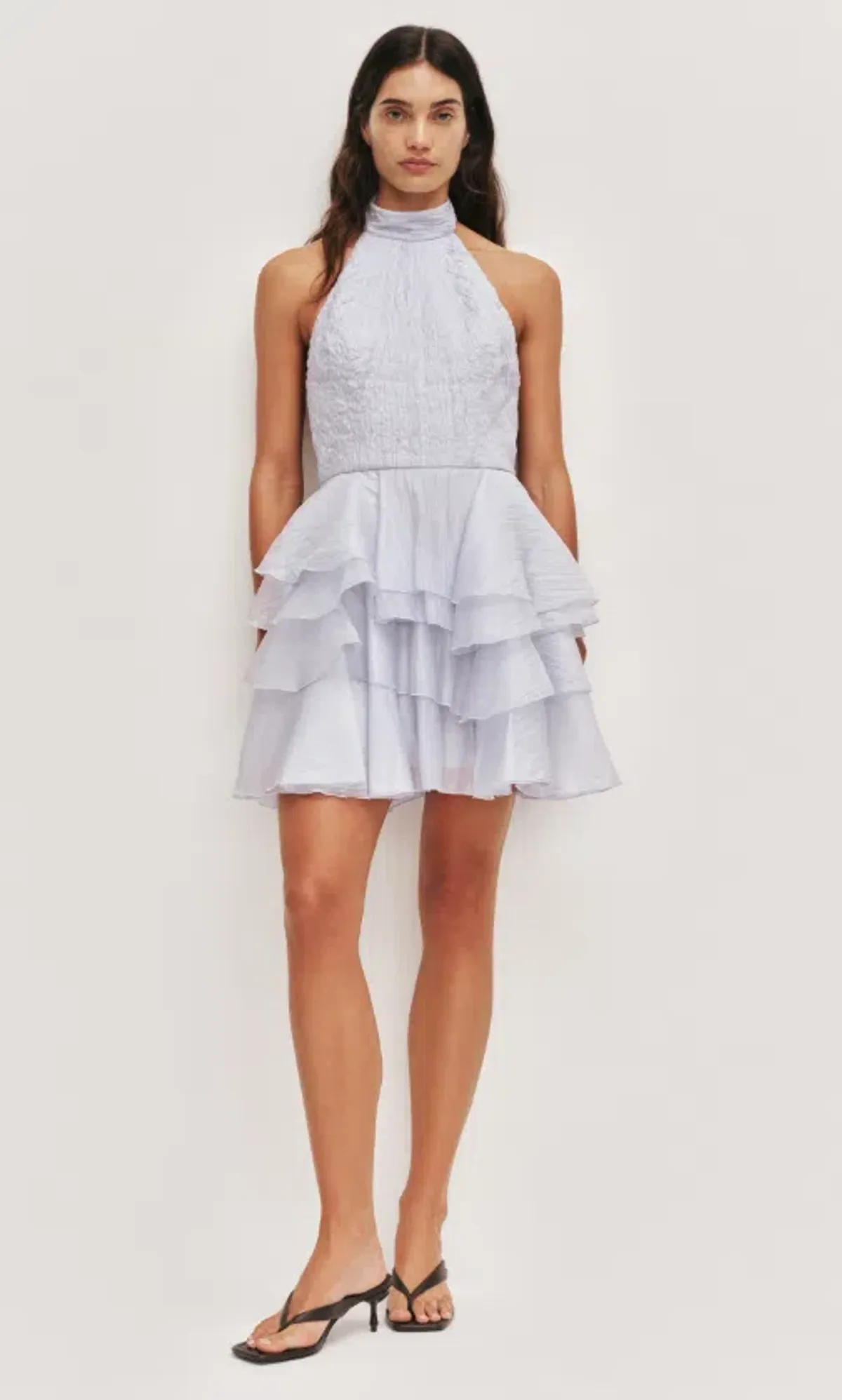 AJE Fayette Mini Dress French blue Size 8 - Image 1