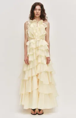 AJE Cleo Gown Butter Size 6 for rent on The Volte - image 1