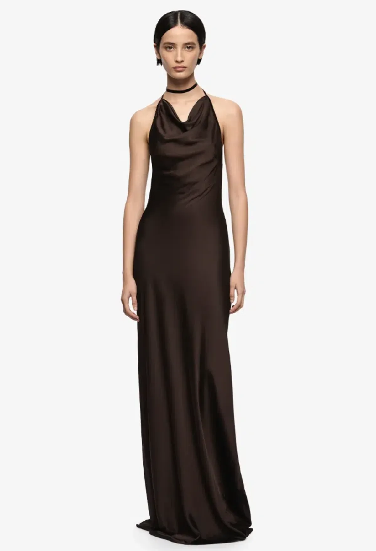 Bec & Bridge ALROSE MAXI DRESS Dark Chocolate Size 6 - Image 1