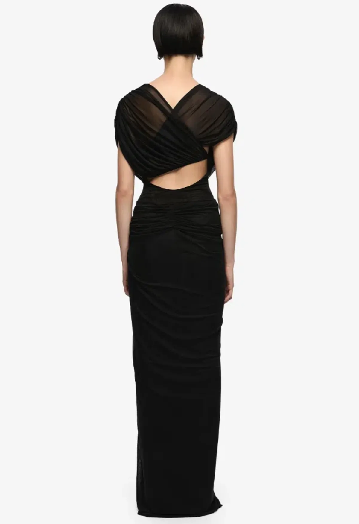 Bec & Bridge LEIA DRAPE MAXI DRESS Black Size 12 - Image 2