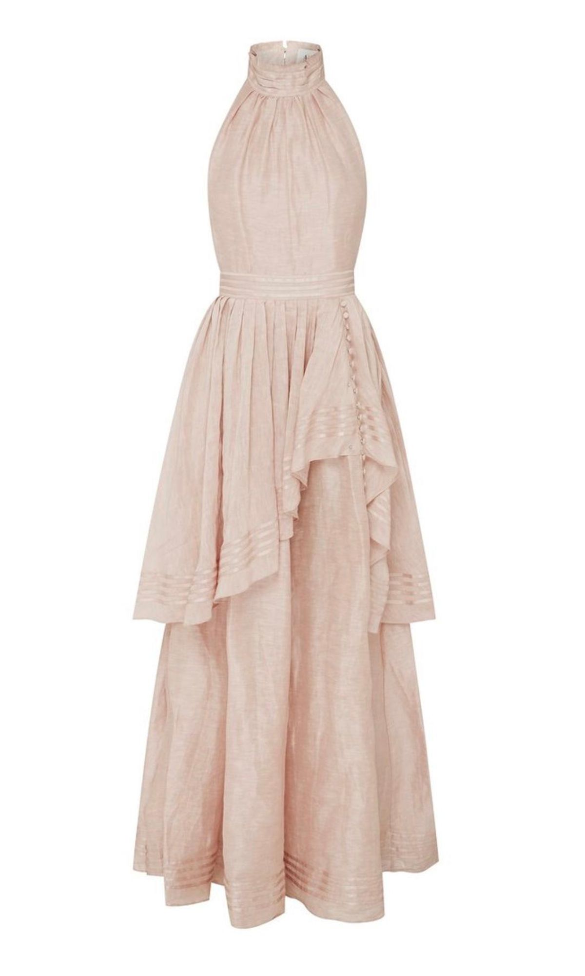 Aje Sienna Dress Blush Size 8 - Image 3