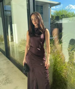 Shona Joy Allegra Lace Panelled Maxi Dress size AU 6 for rent on The Volte - image 4