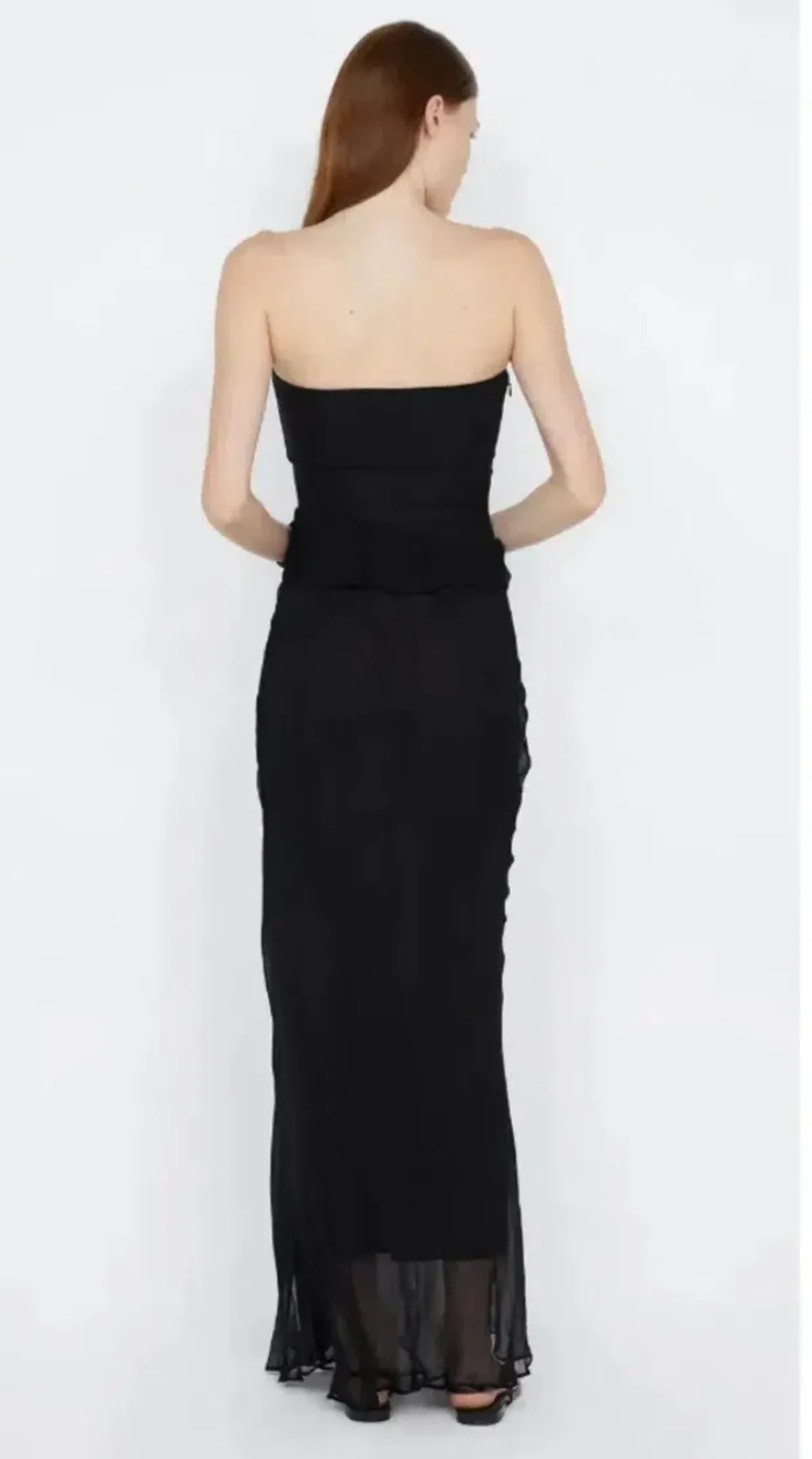 Bec & Bridge Maresca Strapless Dress Black size AU 6 - Image 3