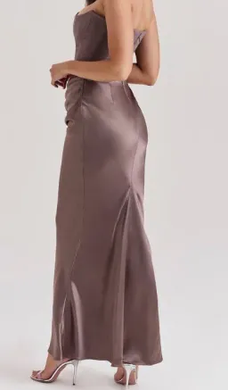 House of CB Smoke Strapless Corset Maxi Dress XS  for rent on The Volte - image 2