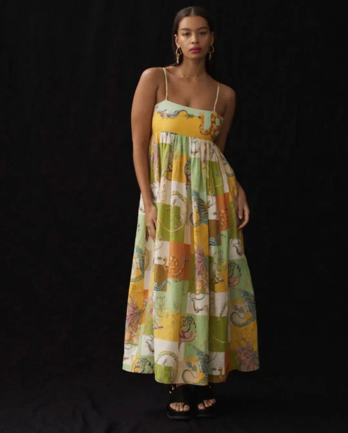 ALEMAIS – Jerome Midi Dress Multi - Size 6 - Image 4