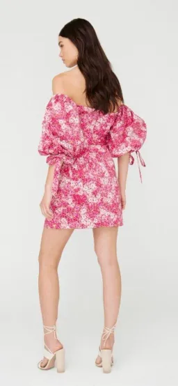 Sheike Ditsy Floral Dress Pink Size 8 for rent on The Volte - image 2