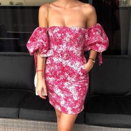 Sheike Ditsy Floral Dress Pink Size 8 for rent on The Volte - image 4