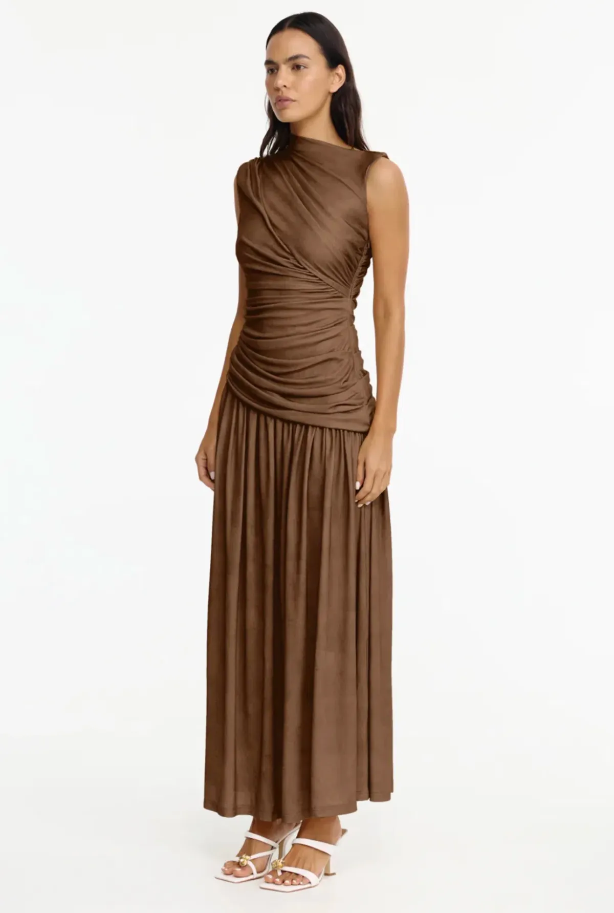 Acler Deanhill Maxi Dress size 14 Sepia - Image 2