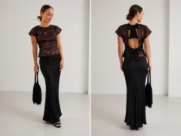 Ganni velvet sequins top  for rent on The Volte - image 1