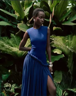 Eliyah the Label Spencer Gown Blue Size S/8 for rent on The Volte - image 2
