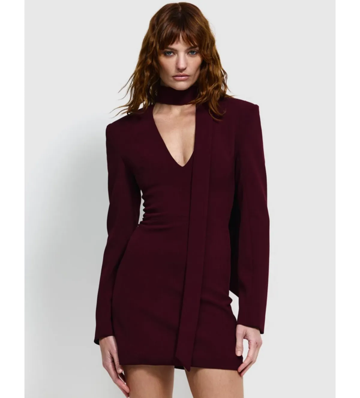Effie Kats Bennet Mini Dress in Wine Size L/AU12 - Image 3