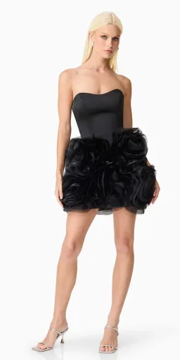 Elliatt-  Asher Strapless Mini Dress- Black- Size Medium for rent on The Volte - image 5
