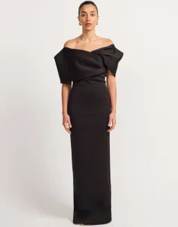 TOJHA Yesemia Gown Black 8 for rent on The Volte - image 1