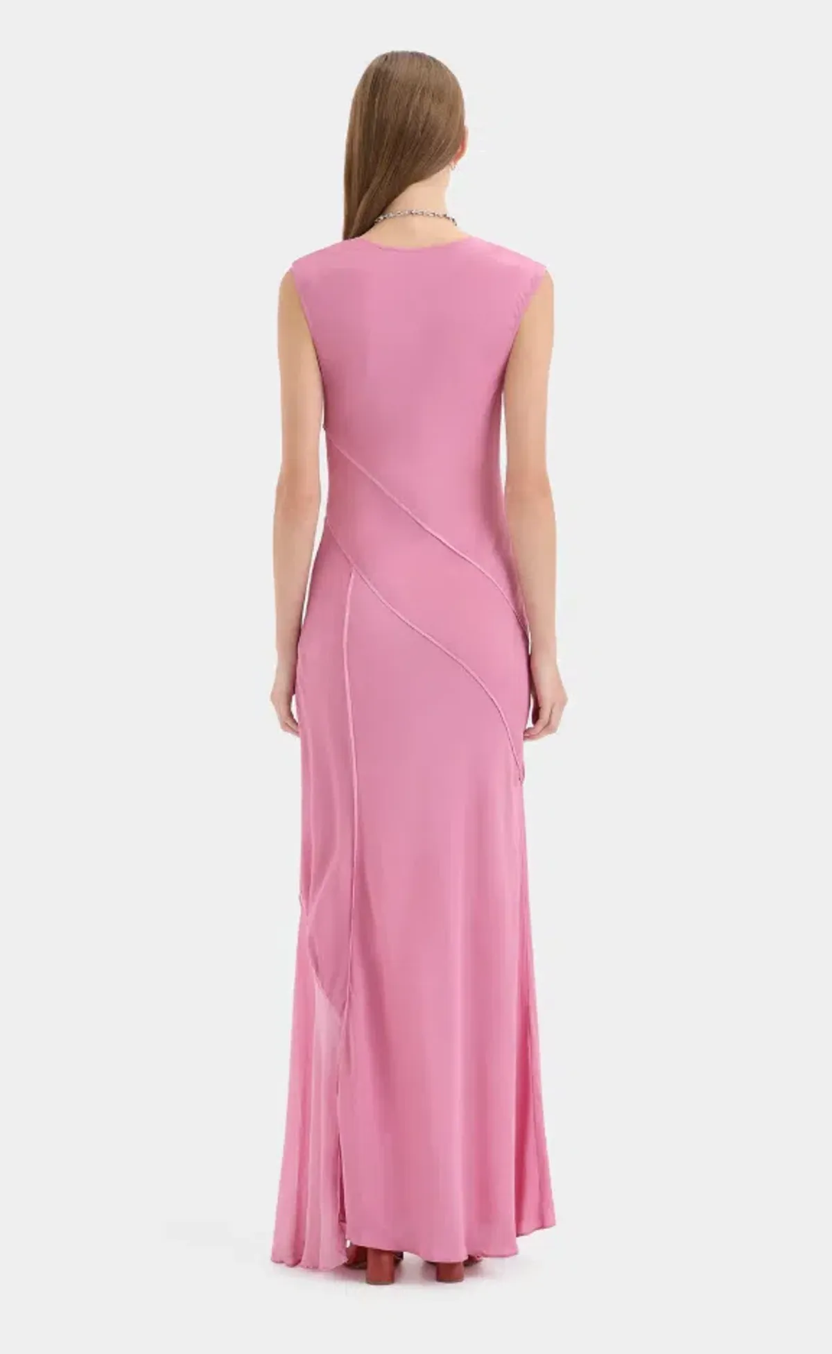 Sir the Label Elin Panelled Gown Berry Size 0 - Image 2