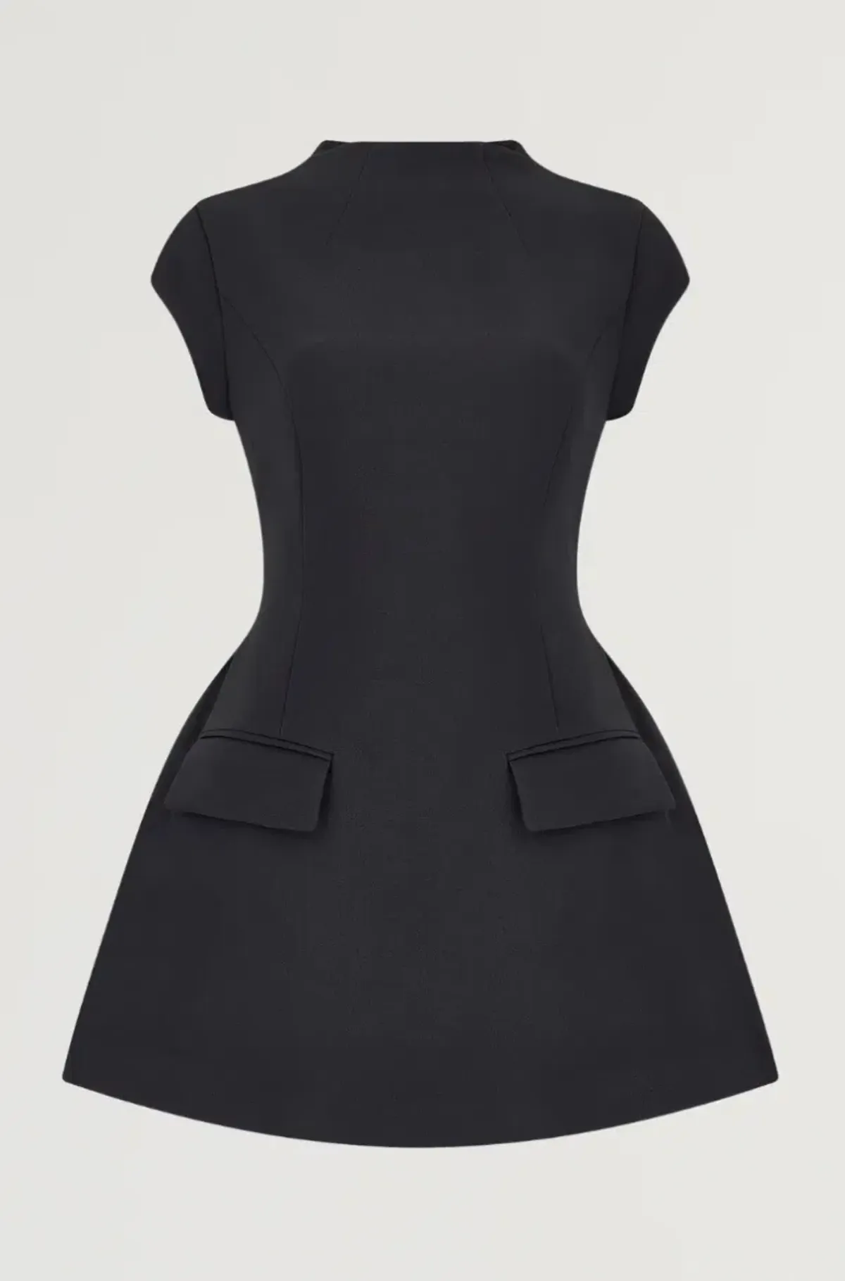 Odd Muse - Cap Sleeve Mini Dress Black - Size 12/L - Image 3
