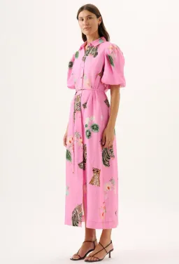 ROAME.- Berkeley Dress- Pink- Size L for rent on The Volte - image 2