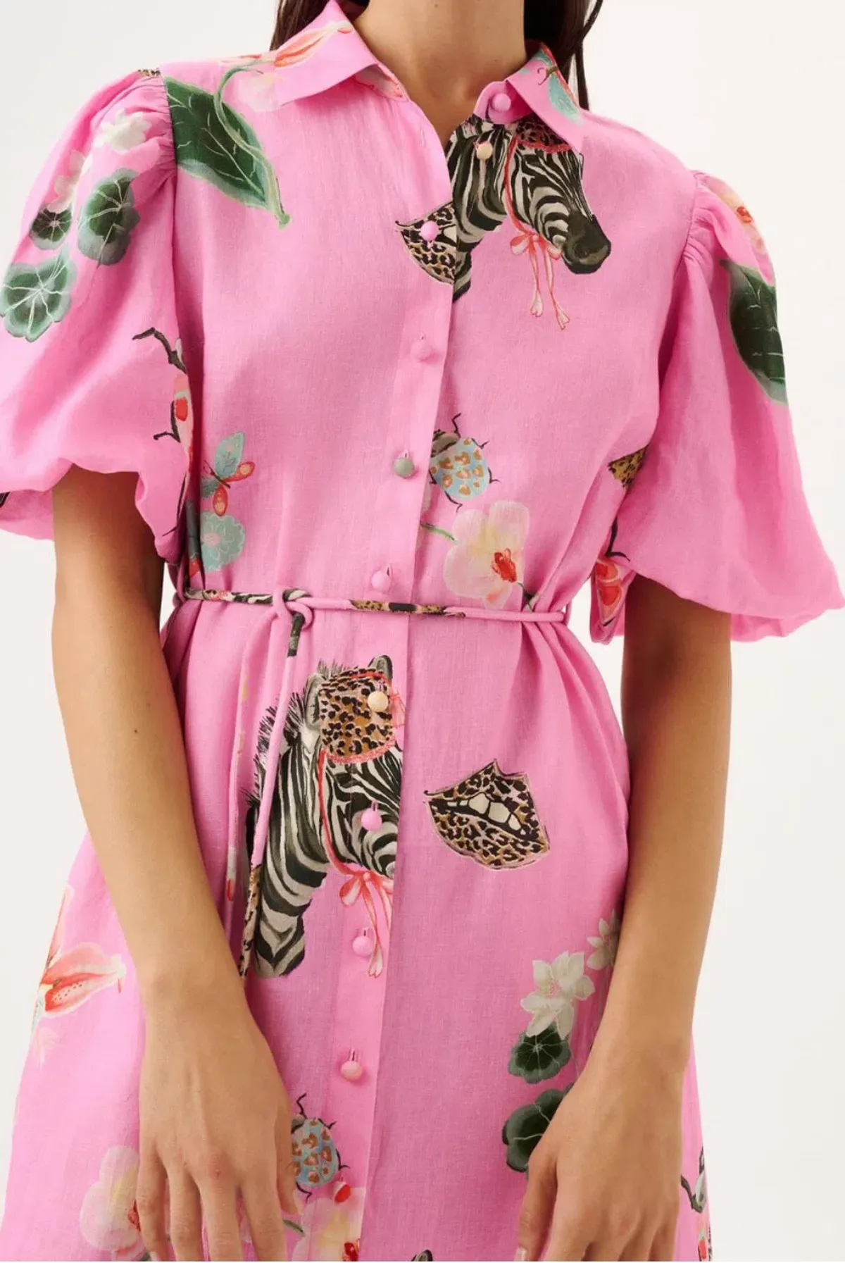 ROAME.- Berkeley Dress- Pink- Size L - Image 3