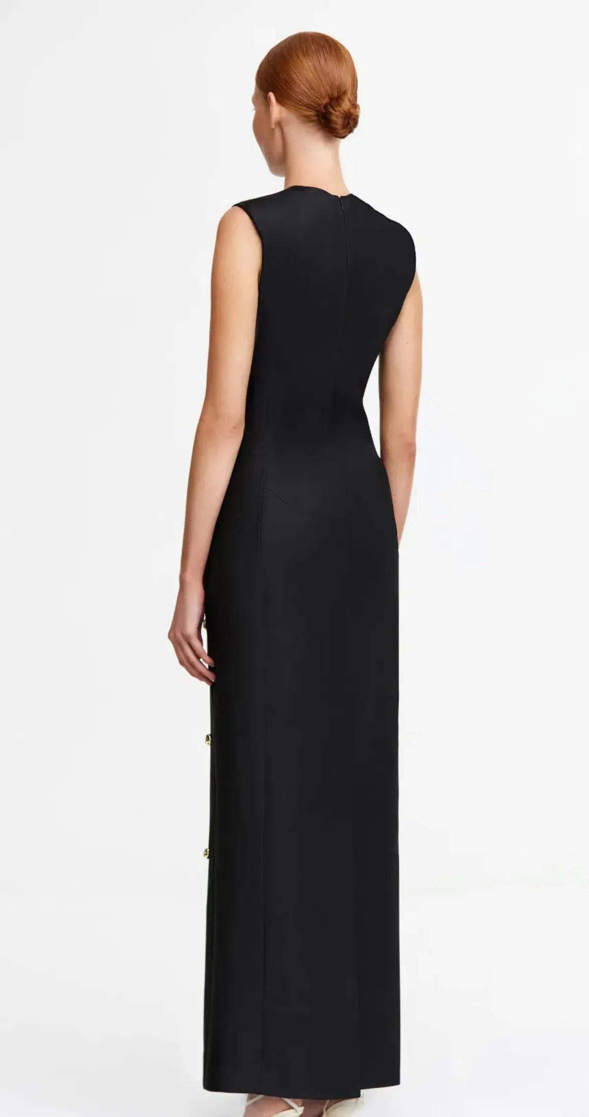 Acler- Pattison Maxi Dress- Dark Baroque/Black- Size 16 - Image 5
