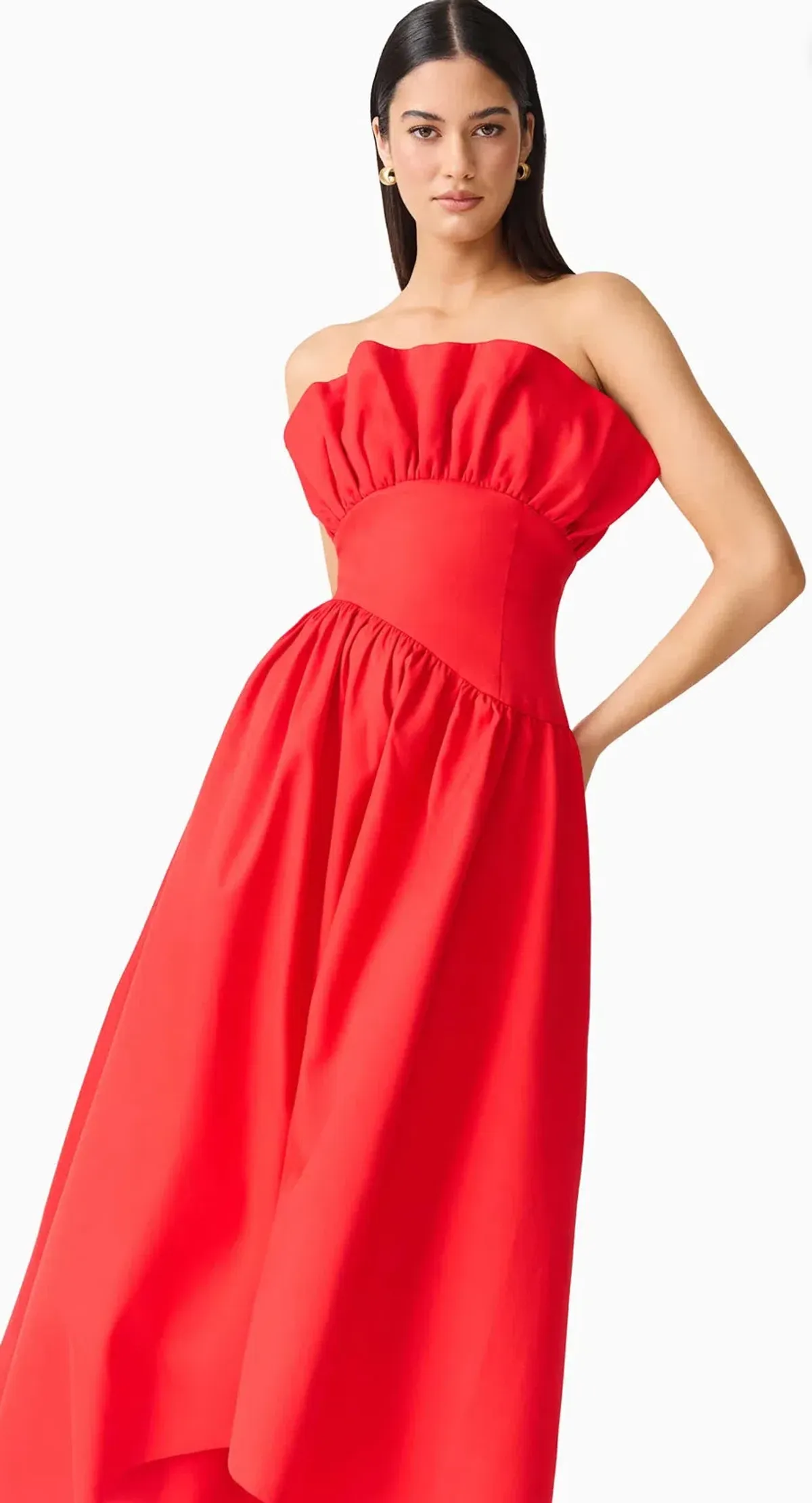 Elliatt- Laurel Sleeveless Maxi Dress- Red- Size Extra Large - Image 4