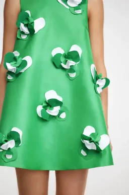 Acler- Yarwin Mini Dress- Sea Green- Size 14 for rent on The Volte - image 3