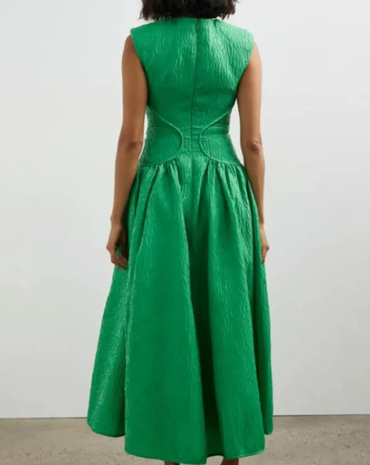 Rachel Gilbert- Celia Dress- Apple Green- Size 14 - Image 4