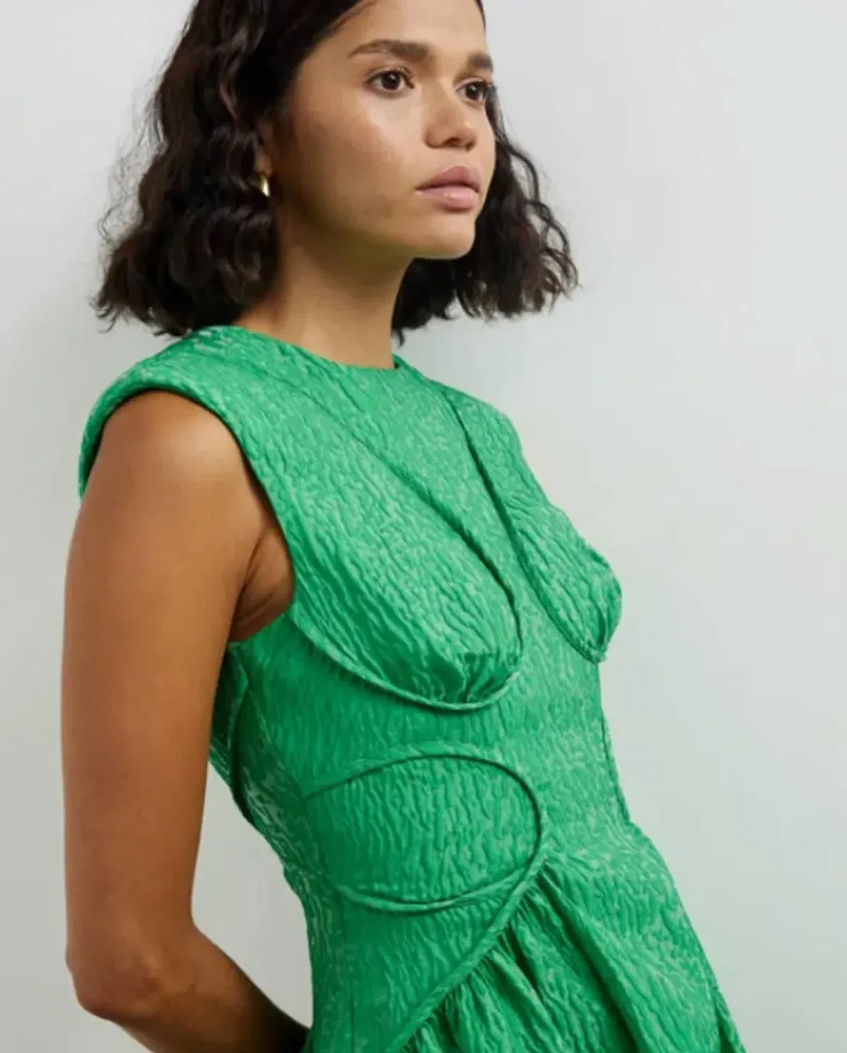 Rachel Gilbert- Celia Dress- Apple Green- Size 14 - Image 2