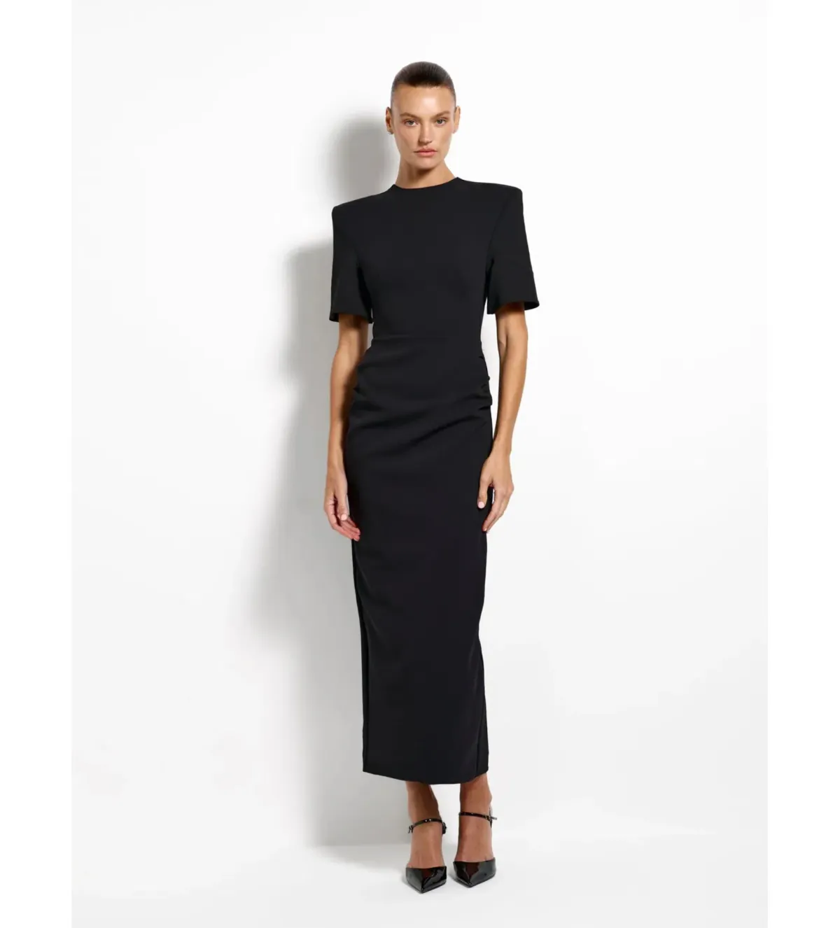 Effie Kats Evie Midi Dress Black Size 10 - Image 1