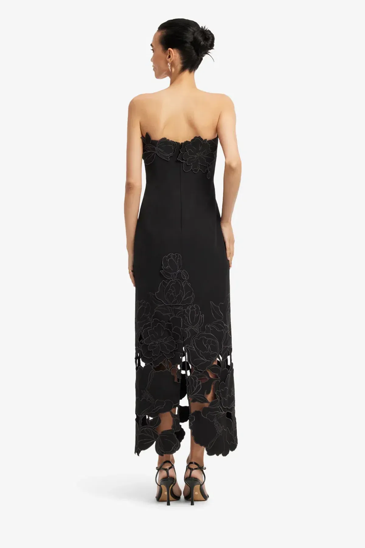 Leo Lin Rayna Appliqué Bustier Black 8 - Image 2
