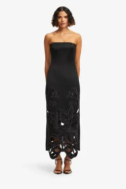 Leo Lin Rayna Appliqué Bustier Black 8 for rent on The Volte - image 1
