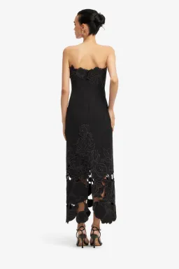 Leo Lin Rayna Appliqué Bustier Black 10 for rent on The Volte - image 2