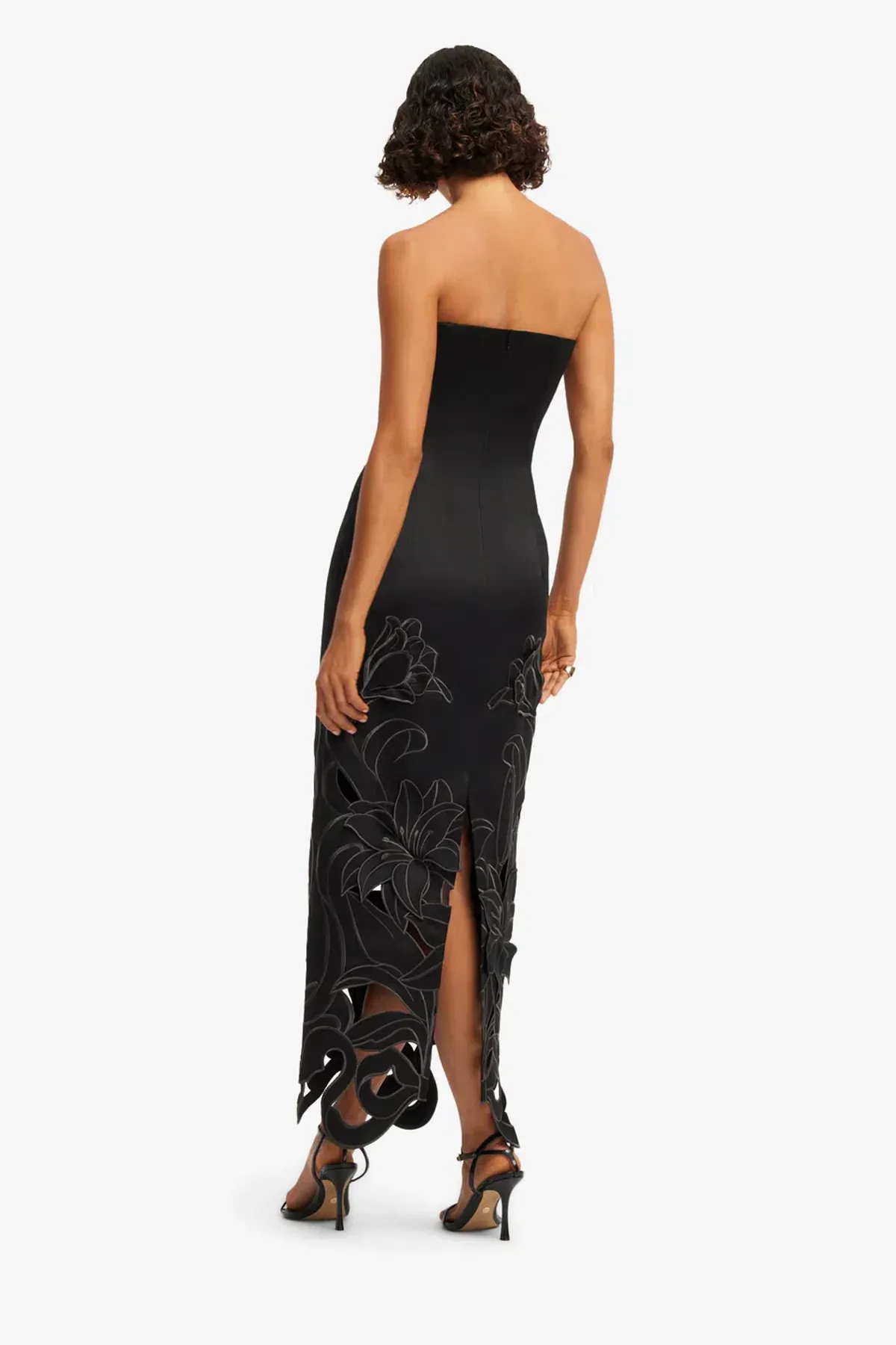 Leo Lin Rayna Appliqué Bustier Black 12 - Image 2