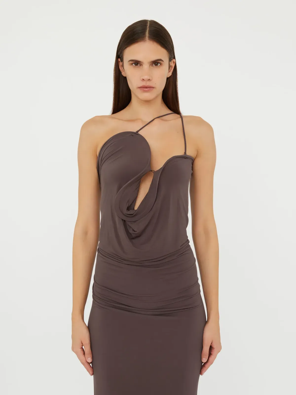 BNWT Christopher Esber Smoke Wave Coil Dress - Size 14 AU - Image 3