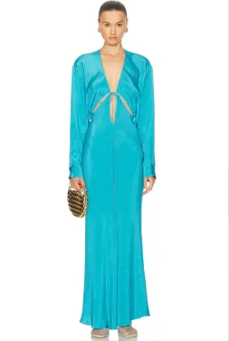 Christopher Esber Lagoon Triquetra Front Shirt Dress - Size 4 AU for rent on The Volte - image 1