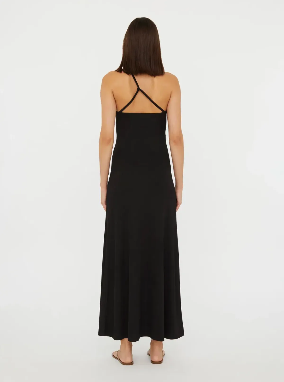Christopher Esber Black Concave Stone Cami Dress - Size 6 AU - Image 3