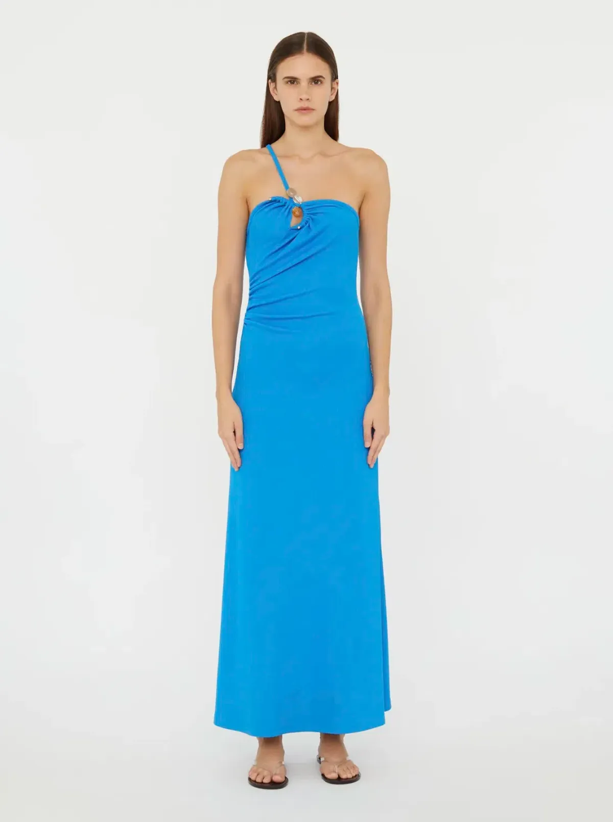 Christopher Esber Boston Blue Concave Stone Cami Dress - Size 6 AU - Image 1