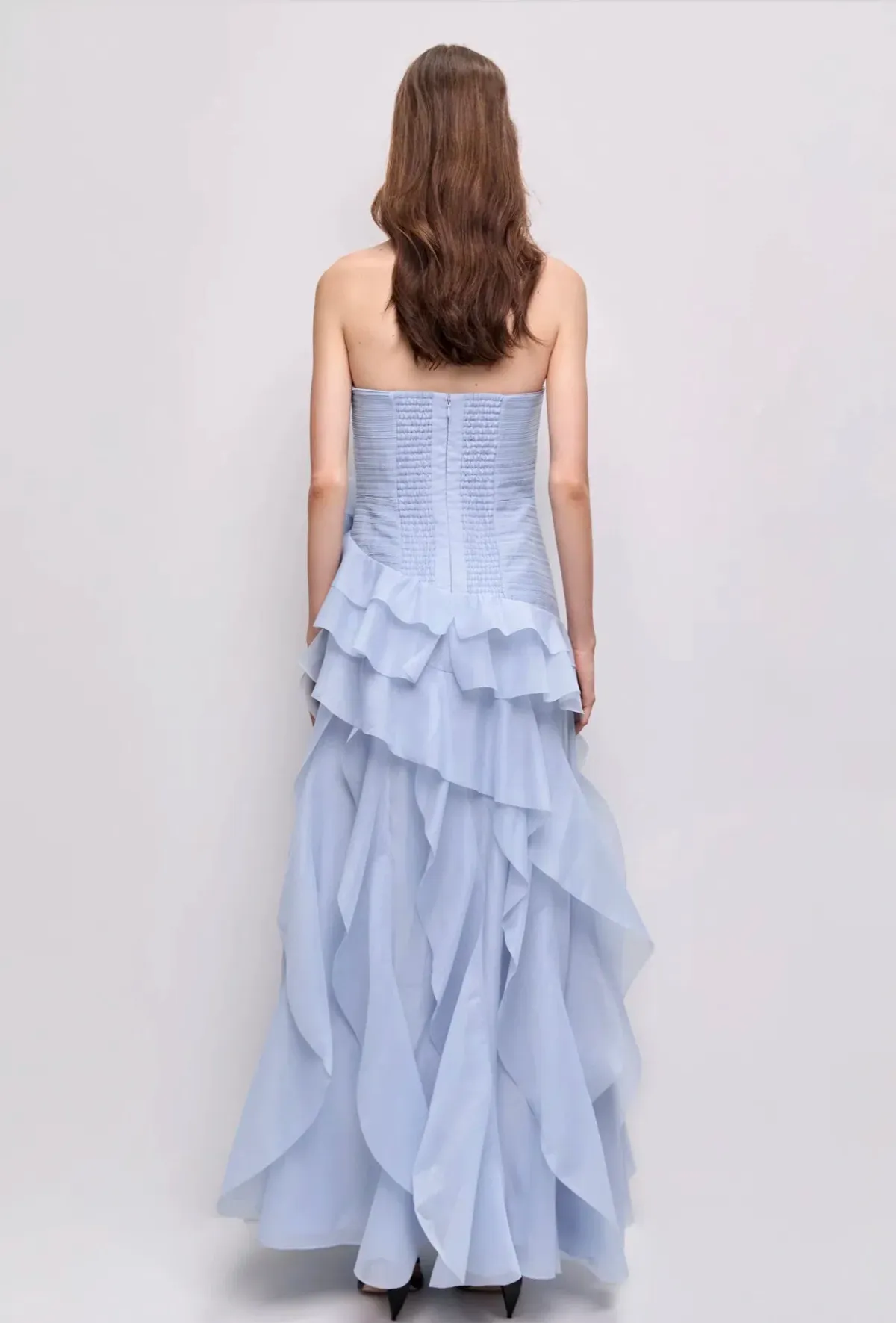 Aje Canyon Gown cloud blue size 6 - Image 2
