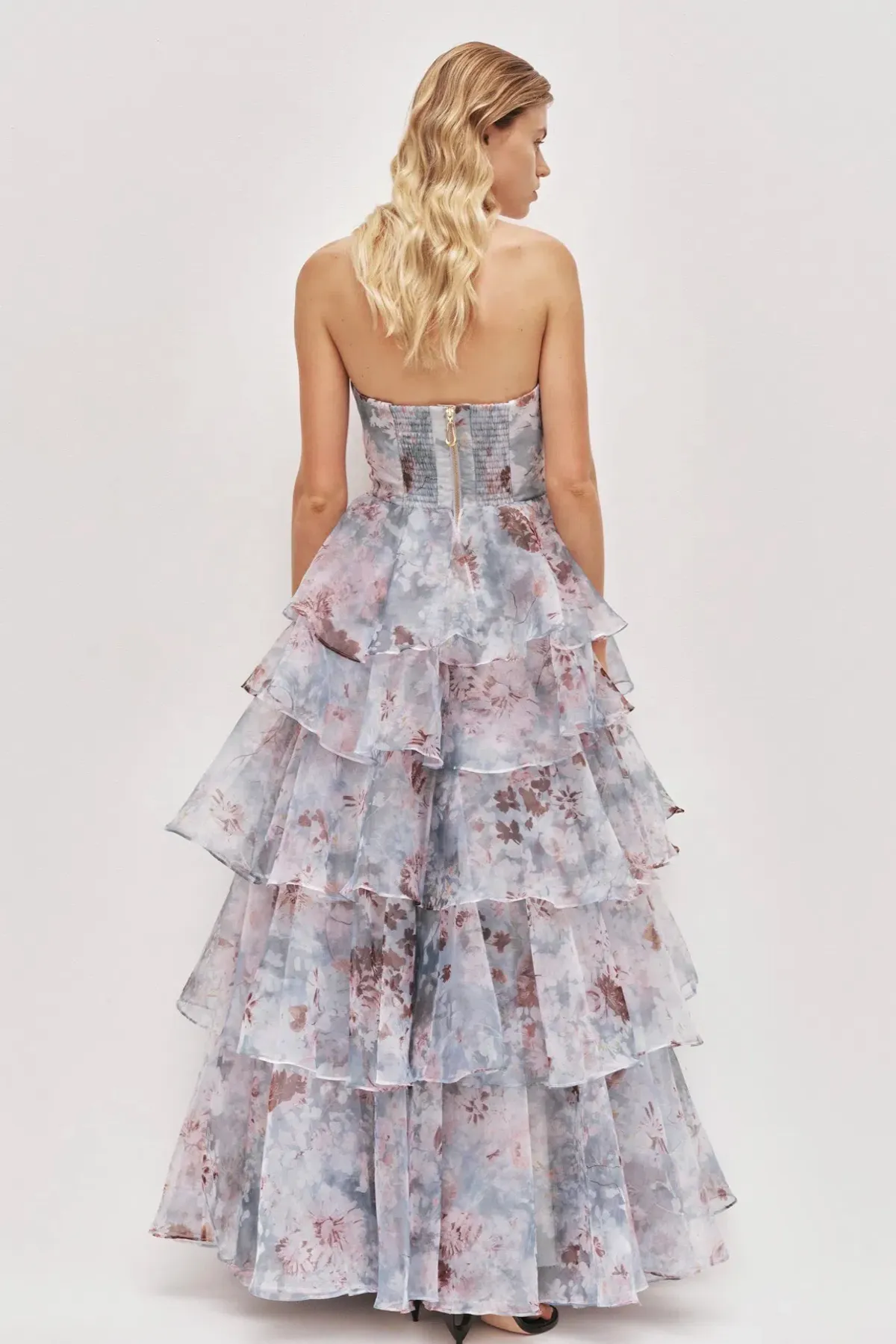Aje Gabriella gown full bloom size 6 - Image 3