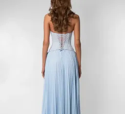 Fenity Gaia Gown in blue size 8 (fits a 6) for rent on The Volte - image 3