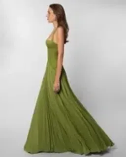 Fenity Gaia Maxi Dress in Green Size L for rent on The Volte - image 14