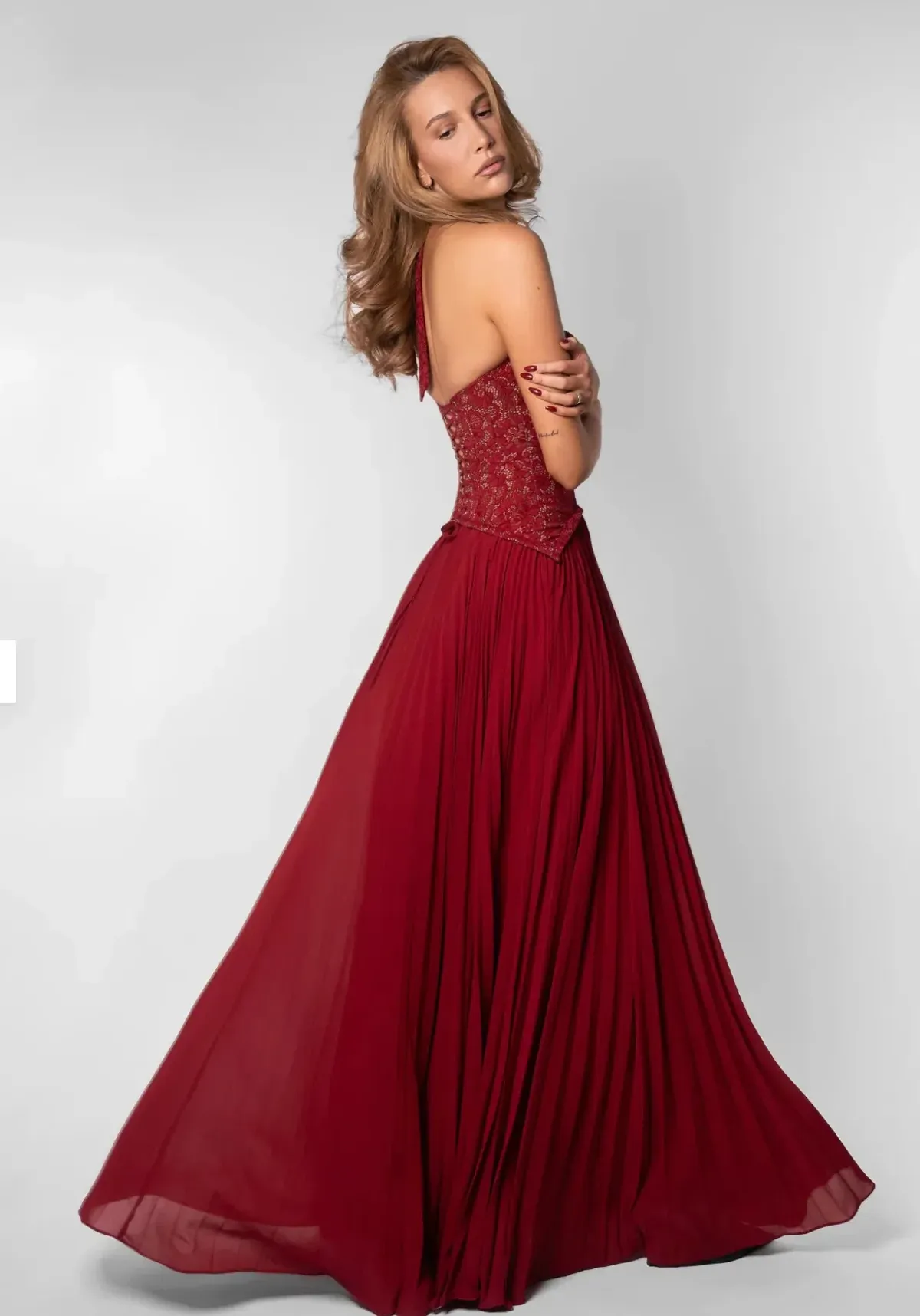 Fenity Gaia Maxi Dress in Red Size XS - Image 8