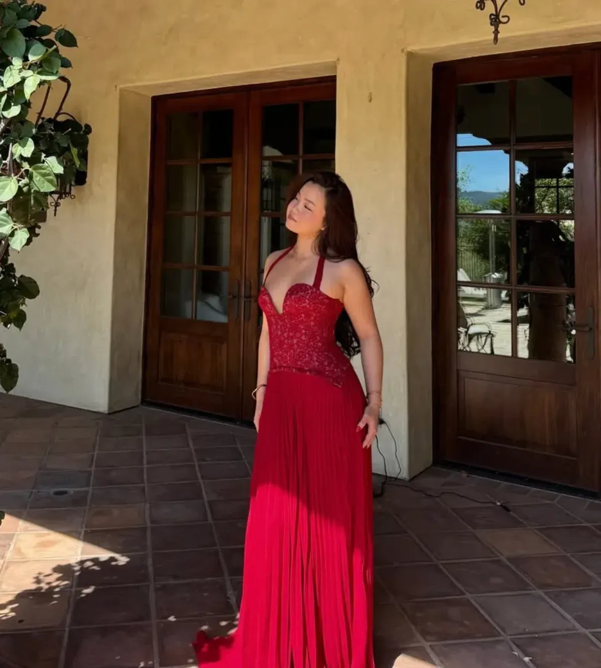Fenity Gaia Maxi Dress in Red Size XS - Image 2