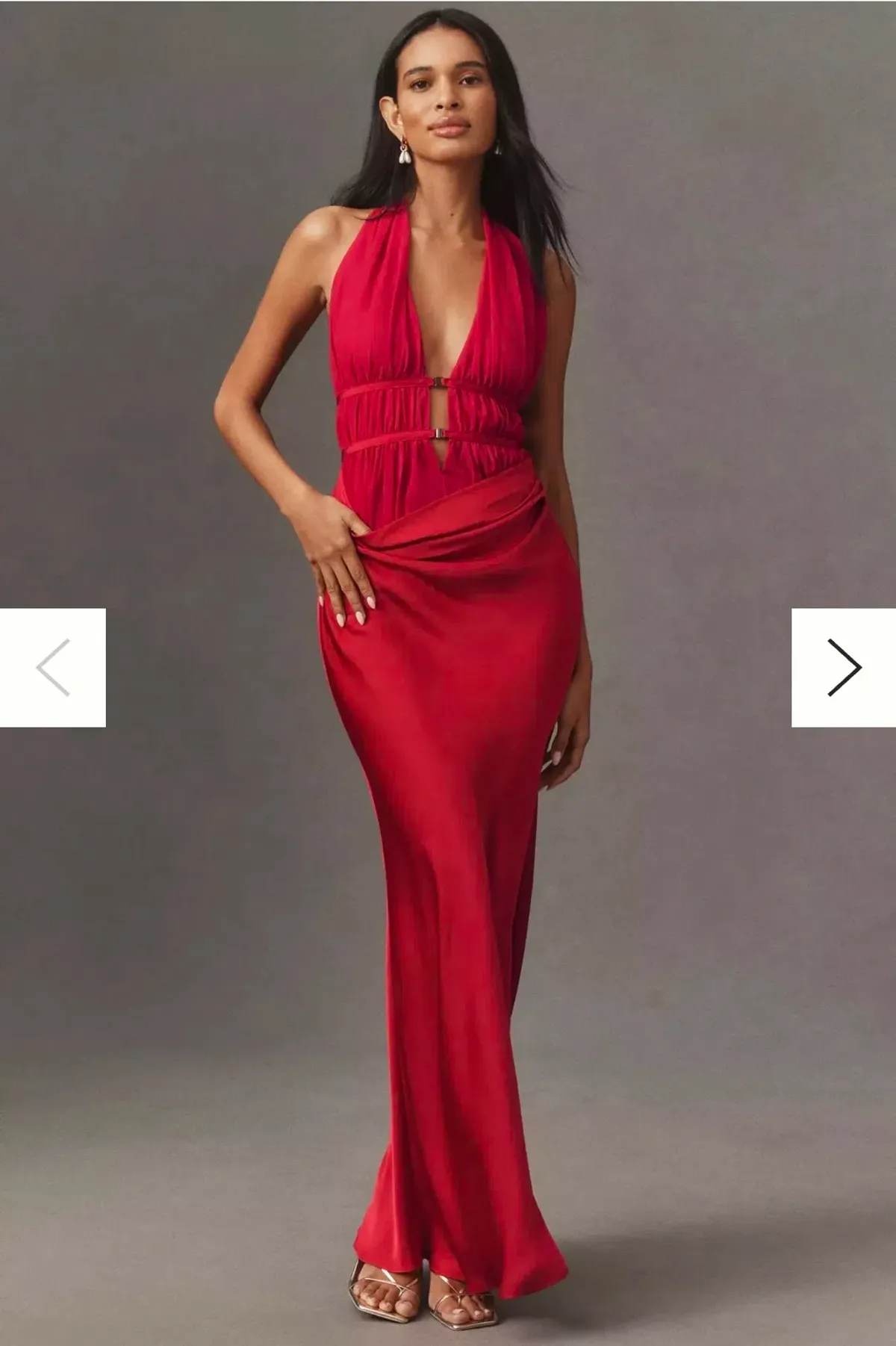 Misha CELINE SATIN DRESS - Image 3