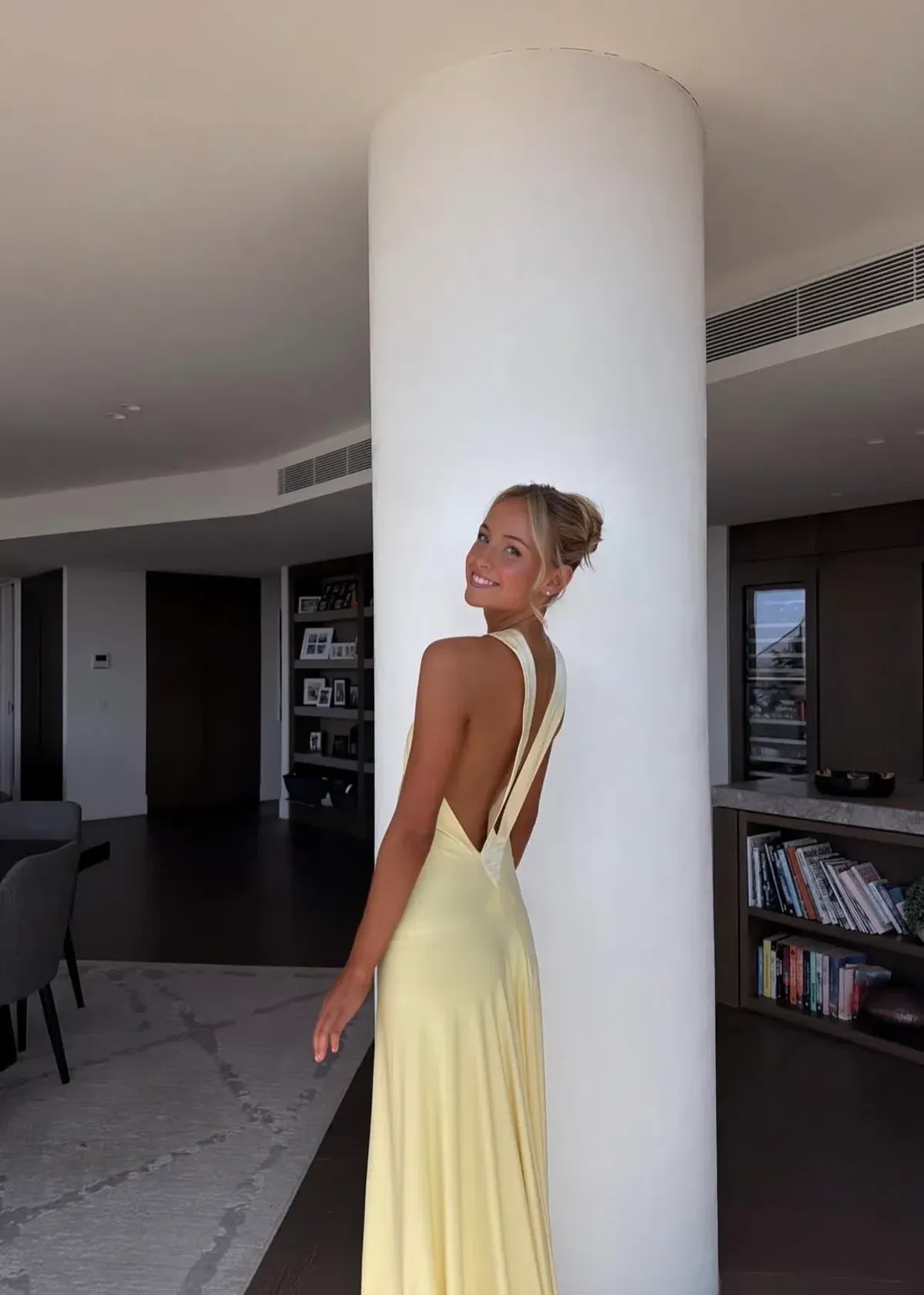 Ance Gria Rosa Gown Yellow/Lemon size XS - Image 12