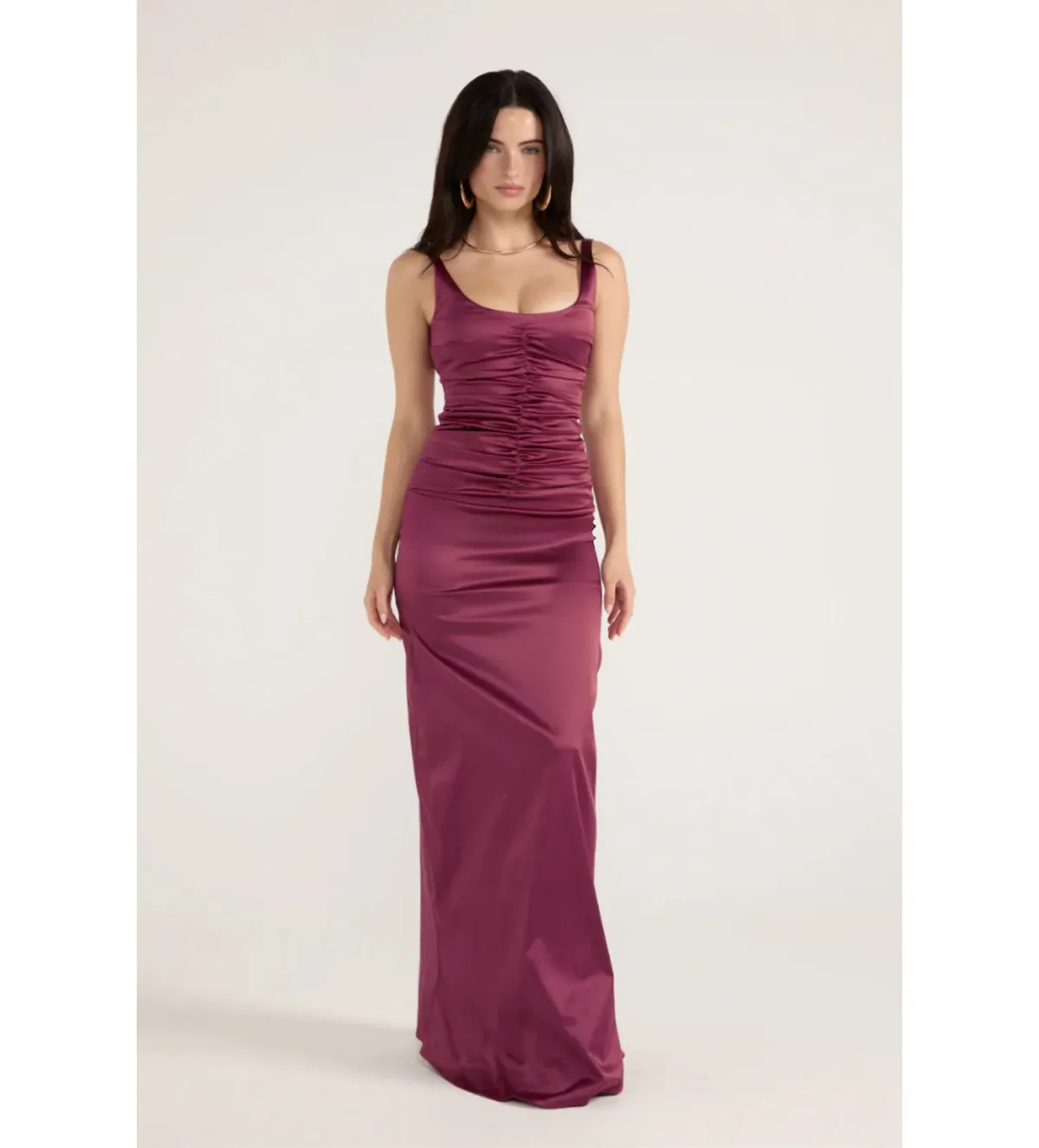 Ance Gria Atlein Gown Plum Size L/AU 12 - Image 1
